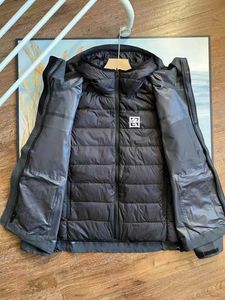 Trenchs pour hommes Fierce Goods! Bird's Home Manteau intérieur 3 en 1 avec coque rigide coupe-vent, chaud et imperméable pour l'hiver et l'extérieur