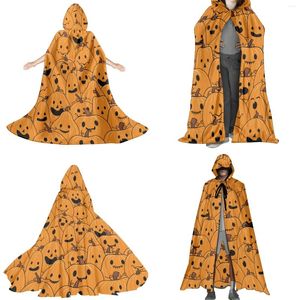 Heren trenchcoats met capuchon en boze glimlach Ontwerp voor kinderen en volwassenen Halloween kostuums Ouder-kind sjaal Cosplay Jas Verjaardagsfeestje