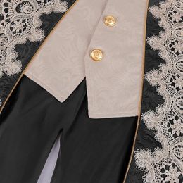 Trenchs pour hommes Veste Tailcoat Quotidien Vacances Victorien Vintage Costume Gothique Médiéval Redingote Violet Renaissance Steampunk