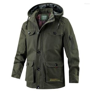 Hommes Trench Coats De Luxe Bomber Vestes Homme Mode Casual Coupe-Vent Manteau Hommes Automne Hiver Outwear Mince Militaire Moto Veste