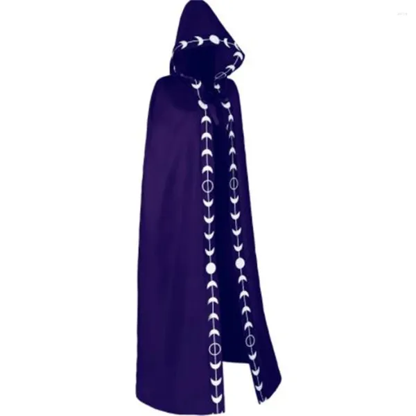 Abrigos de zanjas para hombres Hombre Manto Terciopelo Capa Capa Chaqueta Wicca Robe Medieval Cape Shawl Halloween Ópera Cosplay Wizard Traje Bordado