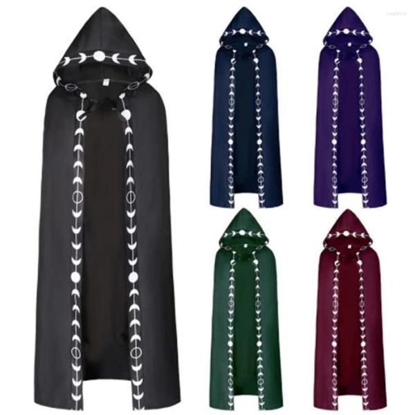 Capas de zanja para hombres Man Mantle Velvet Cloak Coat Jacket Wicca Robe Medieval Cape Shawl Halloween Opera Cosplay Larp Asistente Bordado