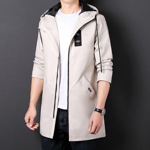 Heren Trench Coats Medium Lange jas Fashion Casual Jacket Business heren groot formaat vrijetijdspak Spring Productmen's