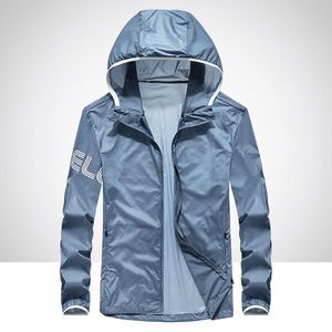 Gabardinas para hombres Ropa de protección solar Masculino Ultrafino Transpirable Correr Chaquetas deportivas Mujeres al aire libre Chui Diao Fu Verano Viscosa Seco Sk