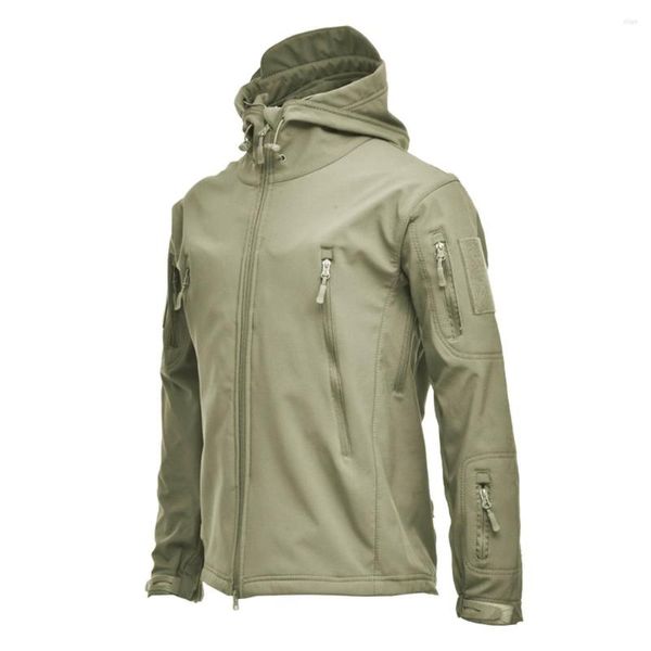 Homme Trench Coats Voyage Sports de plein air Manches Longues Quotidien Homme Veste Etanche Coupe Vent Décontracté Solide Manteau Mode Avec Capuche Hiver Chaud