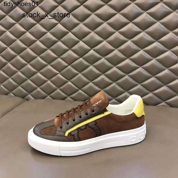 zapatos de moda para hombres zapatos casuales zapatos de tabla zapatos de moda zapatos para correr versátiles zapatos de hombre de cuero genuino de alta calidad Feragamo Shoes 4ITO