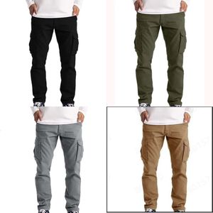 Pantalons pour hommes vêtements de travail décontractés Combat sécurité Cargo 6 poches pantalons complets hommes pantalons d'extérieur élastiques