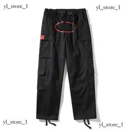 Herenbroeken Y2k Cargo Cortezs broek Harajuku bedrukte broek Multi Pocket jumpsuit hiphop Cortiez punk rock wijde pijpen Devil Island 9901