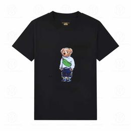 Heren T-shirt Polo's Cartoon Rl Bear Dames Polo's Pullover Lange mouw Gebreide Ralphs Trui Laurens Katoen Wol T-shirts Tees Tops Man 1983