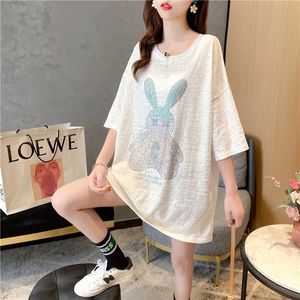 Heren t -shirts 0888 Wit paarse IE kleurstof Vrouwen kant backless streetwear hiphop losse slanke cartoon korte mouwen 230422