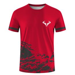 Camisetas para hombres Serie de bádminton y tenis Impreso en 3D Camiseta con cuello redondo de manga corta para deportes extremos al aire libre para hombres y mujeres 230914