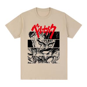 T-shirts pour hommes Berserk t-shirt tripes épéiste japonais Manga t-shirt coton hommes chemise t-shirt femmes hauts unisexe