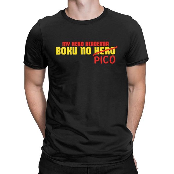 T-shirts pour hommes Boku No Pico t Hero Academia Hentai Anime T velty Tee manches courtes pur coton vêtements classiques 230110