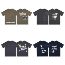 Tshirts pour hommes T-shirt Broken Planet High Quality 3D Lettre imprime à manches courtes hommes femmes lâches décontractées Tee Tee Summer Casual Round Cou Sleeve 11
