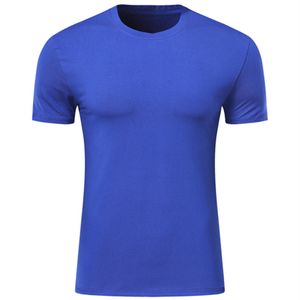 T-shirts pour hommes personnalisés Vêtements pour hommes Hauts Bleu à manches courtes 230109