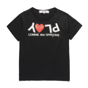 T-shirts pour hommes Designer Tee Com Des Garcons Cdg Play Men Black Short Sleeve Red Heart Tshirt xl