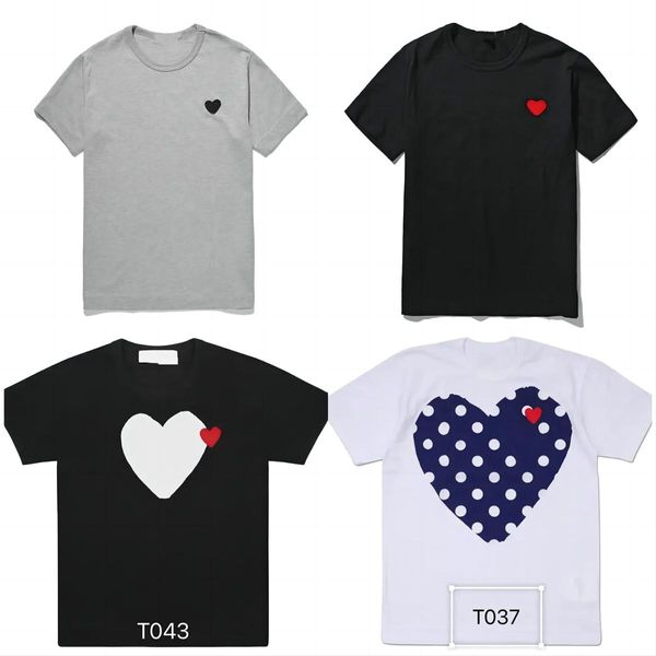 Herren-T-Shirts, berühmte Designer-T-Shirts, rote Liebe, hören, T-Shirts, Herren und Damen, modisch, lässig, kurzärmelig, Sommer-T-Shirts, Baumwolle, Streetwear, Oberteile, Spiel-Paar-T-Shirt, Großhandel c