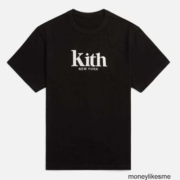 Heren T-shirts Mode Kleding Heren Designer T-shirts Kith Tshirt Mott New York Tee Katoen Collectie American Com Table Zomer Korte mouwen Pure Rock Hip Hop t