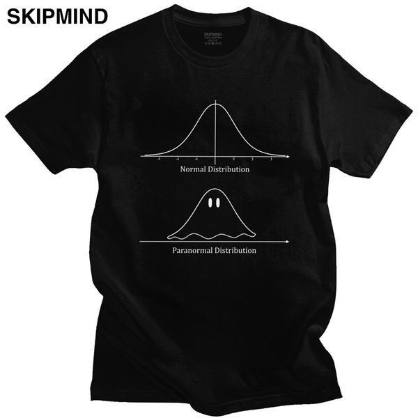 T-shirts pour hommes drôle distribution normale t-shirts paranormaux hommes coton humour maths chemise géométrique t-shirt à manches courtes t-shirt d'été 230907