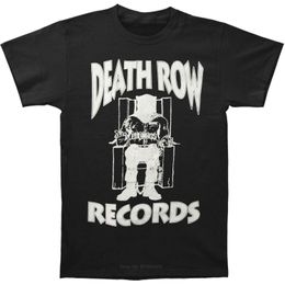 Heren t -shirts grappige t -shirt mannen nieuwigheid t -shirt Death Row Records White t -shirt katoen t -shirt mannen zomer mode euro maat 230206