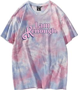 T-shirts pour hommes Je suis Kenough Tie Dye Chemises Homme Femme Col rond Manches courtes Assez T-shirt imprimé 230731