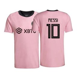 Camisetas de hombre Leo Messis Men ONeck TShirt MIA MI Home ShortSleeve tees 230627