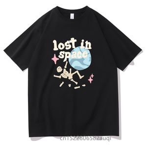 Mannen T-shirts Lost in Space Harajuku Brief Creatieve Schedel Print T-shirt Mannen Zomer Katoen Korte Mouw Hip Hop kleding 230329