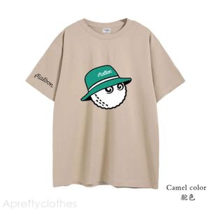 Tshirts masculins tshirt de golf malbon hommes 2024 Coton top top seau à manches courtes couple de mode de mode lâche des vêtements de malbon 113