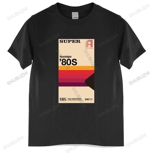T-shirts hommes marque teeshirt Super Tape T-shirt des années 1980 les films rétro vhs des années 80 film drôle nostalgie des années 80 t-shirt pour hommes taille européenne TOPS 230110
