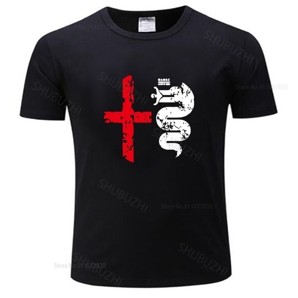 T-shirts pour hommes Hommes oneck t-shirt marque de mode t-shirt noir hommes Nouveauté T-shirt Alfa Romeo Cool T-shirt mâle teeshirt taille euro 221021