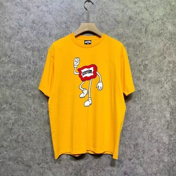 Tshirts masculins Tshirts Men's Summer Brand Billionaire Boys Club Top Tshirts Ice Cream Cartoon Graphic Print 200g Cotton Casual Sports Tee Shirts Men 47