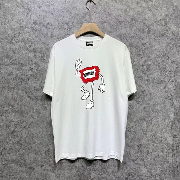 T-shirts pour hommes T-shirts pour hommes Summer Brand Billionaire Boys Club Top T-shirts ICE CREAM Cartoon Graphic Print 200g Cotton Casual Sports Tee Shirts Men 230726