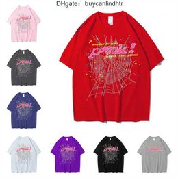 T-shirts pour hommes Hommes Vintage Impression Spder Angel Number T-shirt Hommes Femmes B Qualité Spider Web Modèle Tshirt Top T-shirts g Gmn