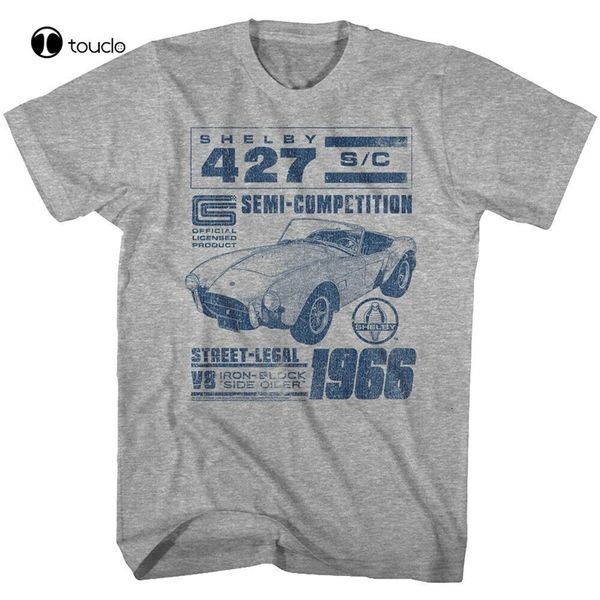 T-shirts pour hommes Shelby Cobra 427 Street Legal T-shirt pour hommes American Muscle Car 1966 Semi Compet Tee Shirt 230801