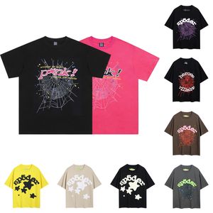 T-shirts voor heren Spder t-shirts Heren Dames Designer Spider Shirt Young Thug Zomer Losse T-stukken Mode Ademend Herenkleding Straat Shorts Mouwkleding