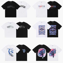 Heren T-shirts Top Vakmanschap Trapstar Heren t-shirts Ontwerpers Damesmode Straat Tide Letter Afdrukken Katoen Polo Sport T-shirts US-maat Sxl AUS3