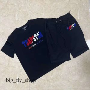 T-shirts pour hommes Trapstar Tshirt Tiger Survêtement Lettre brodée à manches courtes UK Drill London Chemises et shorts Set Central Cee Même style Sportswear 805