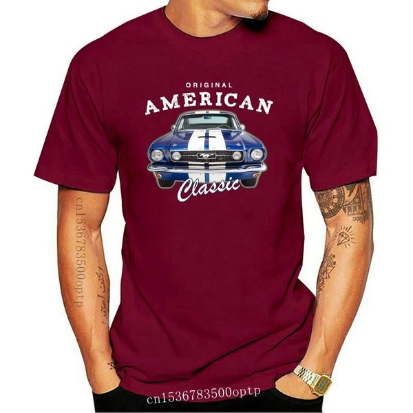 Camisetas para hombre, camiseta con envío gratuito Mustang American Summer Muscle Car, talla S5x, camiseta holgada de ocio para primavera para hombre 230330