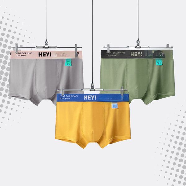 Sous-vêtements pour hommes Équipement de plage Boxer en coton Shorts de sport pour les jeunes 2022 Nouveau style