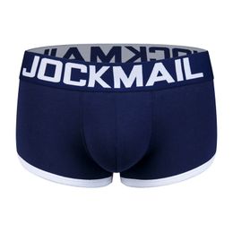 Sous-vêtements rembourrés pour hommes, Boxer avant hanche, Double bonnet Push Up amovible, JM409