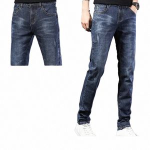 Jeans slim polyvalents pour hommes pour l'automne occasionnel conception de jambe conique confortable i0if #