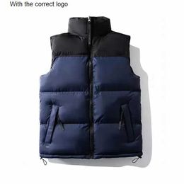 Gilet pour hommes Gilet en duvet d'oie de créateur canadien Monc Sports de loisirs en plein air pour hommes et femmes North Vest original 1 à 1 tendance de la mode de luxe haut de gamme Logo Joker8Correct