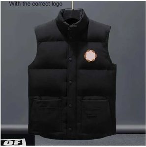 Gilet pour hommes Gilet en duvet d'oie de créateur canadien Monc Sports de loisirs en plein air pour hommes et femmes Gilet Nord original 1 à 1 tendance de la mode de luxe haut de gamme Logo Joker6Correct