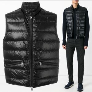 Gilet pour hommes manteau d'hiver bouffant veste de poisson veste manteau designer parka manteau homme gilet avec pur duvet d'oie rembourré unisexe manteau tenue 1-7 taille