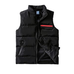 Heren vest dons katoenen gilet ontwerpen dames formele mouwloze zak donsjack herfst winter mode casual jassen dikke vesten om warm te houden puffer bovenkleding