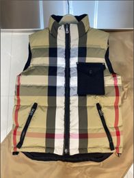 Gilet homme manteau réversible hiver puffer poisson veste veste manteau designer parka manteau homme gilet avec pur duvet d'oie rembourré manteau unisexe tenue taille S-3XL