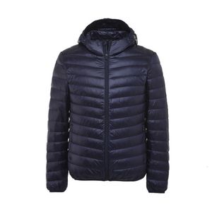 Chalecos para hombres 11XL 9XL 6XL Abrigos naranjas de gran tamaño para hombres Soft Packable Puffer Chaqueta con capucha Abrigo de invierno ligero y cálido 221202