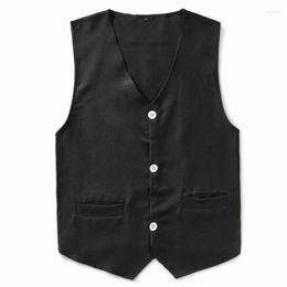 Hommes Gilets 2022 Hommes Gilet Personnaliser Enfant Adulte Travail Porter Volontaire Universel Solide Couleur Salopette Garçons Filles Grande Taille 3XL Colete Masculino