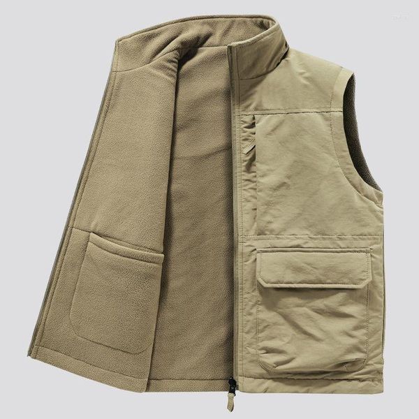 Gilets pour hommes 2023 Automne et hiver Haute qualité Marque Coton Débardeur Veste Vente Mode Casual Confort Sans manches Y03