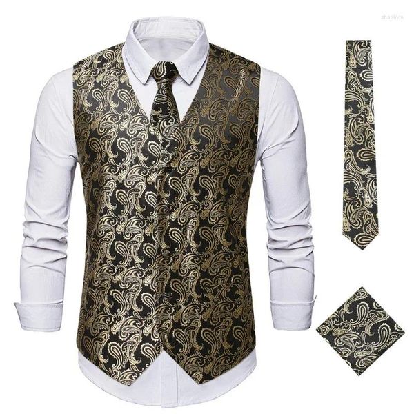 Gilet pour hommes 2024 Automne Fashion Versage de tournesol polyvalent Personnalité décontractée Casupled Vairsed Vest Coat